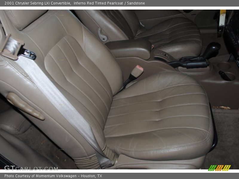 Inferno Red Tinted Pearlcoat / Sandstone 2001 Chrysler Sebring LXi Convertible