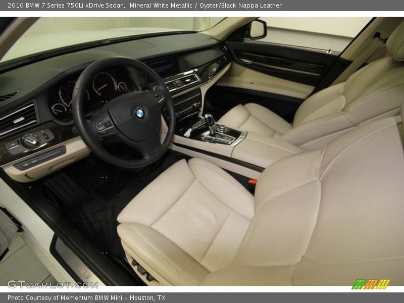 Mineral White Metallic / Oyster/Black Nappa Leather 2010 BMW 7 Series 750Li xDrive Sedan