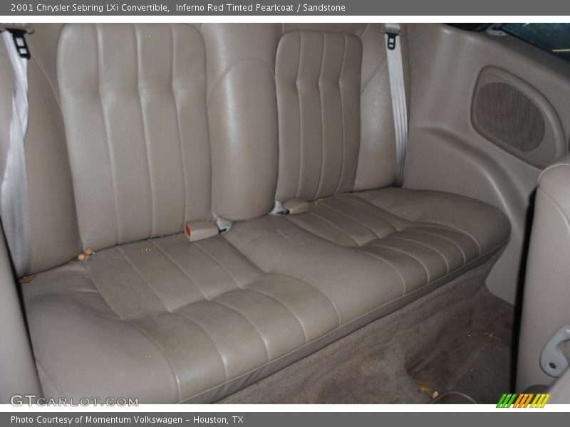 Inferno Red Tinted Pearlcoat / Sandstone 2001 Chrysler Sebring LXi Convertible