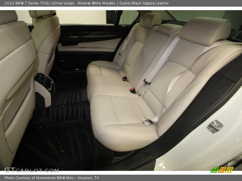 Mineral White Metallic / Oyster/Black Nappa Leather 2010 BMW 7 Series 750Li xDrive Sedan