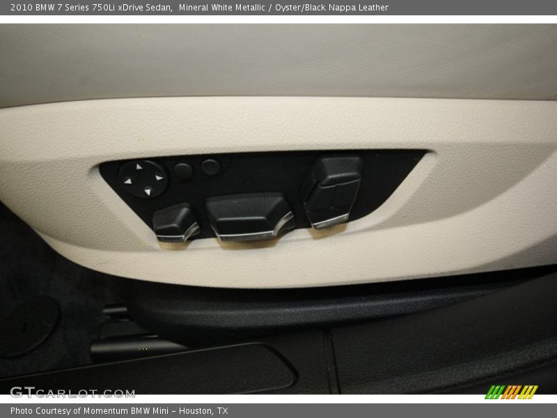 Mineral White Metallic / Oyster/Black Nappa Leather 2010 BMW 7 Series 750Li xDrive Sedan
