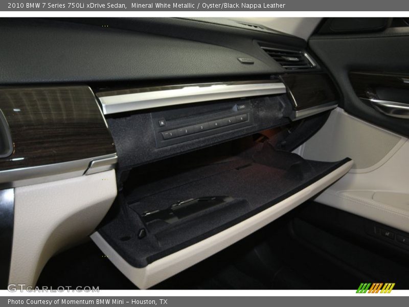 Mineral White Metallic / Oyster/Black Nappa Leather 2010 BMW 7 Series 750Li xDrive Sedan