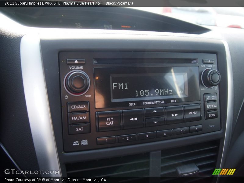 Audio System of 2011 Impreza WRX STi