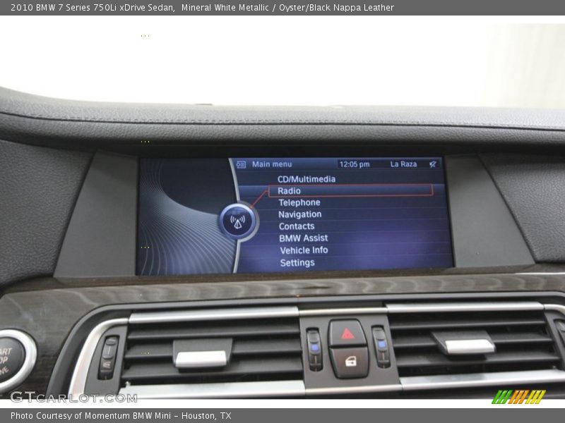 Mineral White Metallic / Oyster/Black Nappa Leather 2010 BMW 7 Series 750Li xDrive Sedan