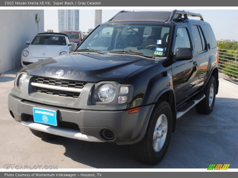 Super Black / Gray Celadon 2002 Nissan Xterra XE V6