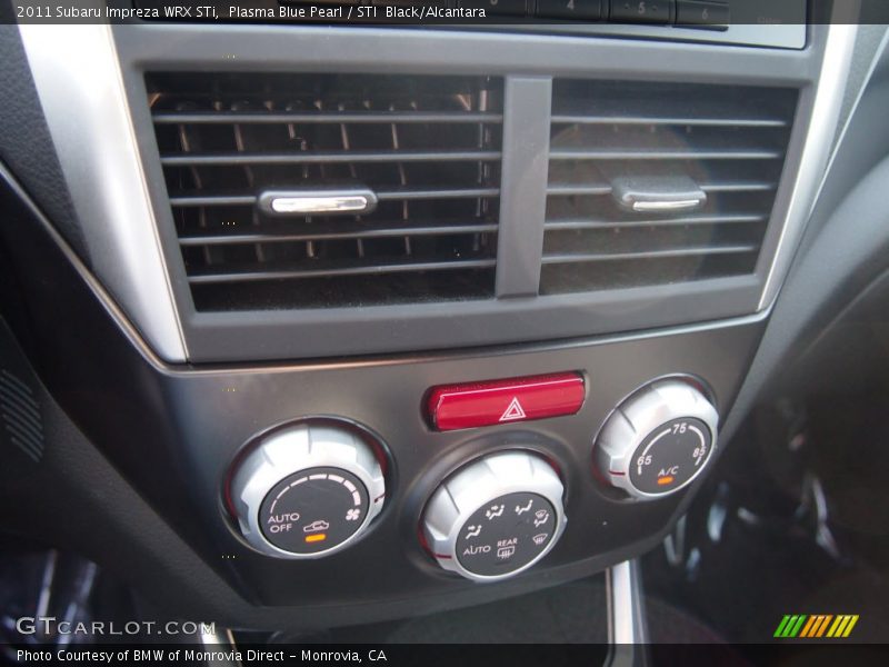 Controls of 2011 Impreza WRX STi