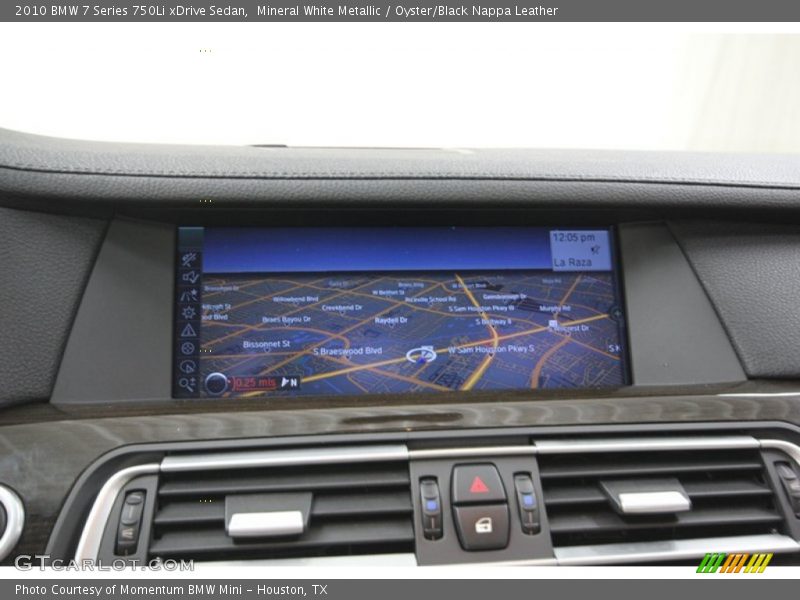 Mineral White Metallic / Oyster/Black Nappa Leather 2010 BMW 7 Series 750Li xDrive Sedan