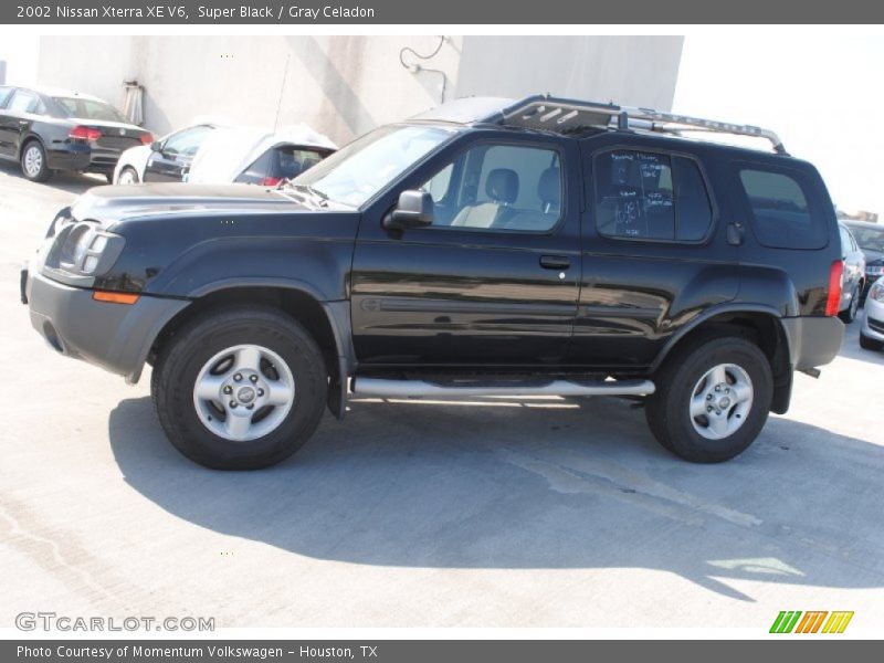 Super Black / Gray Celadon 2002 Nissan Xterra XE V6