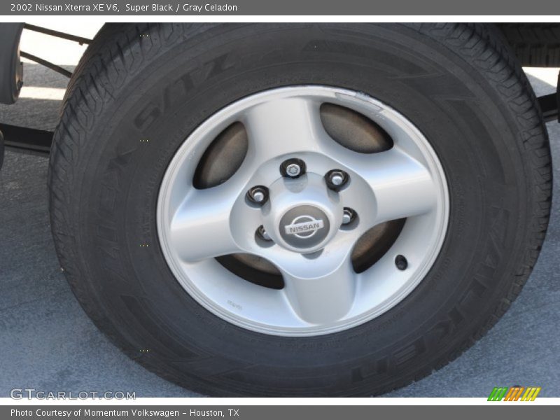 Super Black / Gray Celadon 2002 Nissan Xterra XE V6