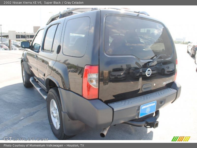 Super Black / Gray Celadon 2002 Nissan Xterra XE V6