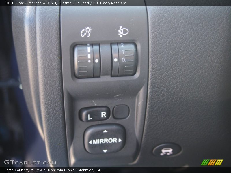 Controls of 2011 Impreza WRX STi