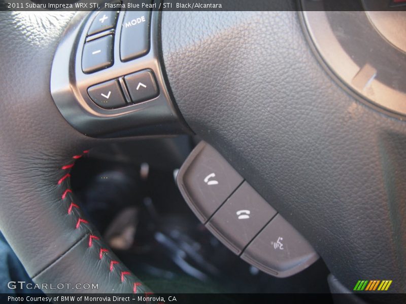 Controls of 2011 Impreza WRX STi