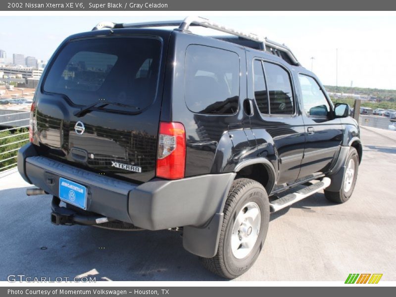 Super Black / Gray Celadon 2002 Nissan Xterra XE V6