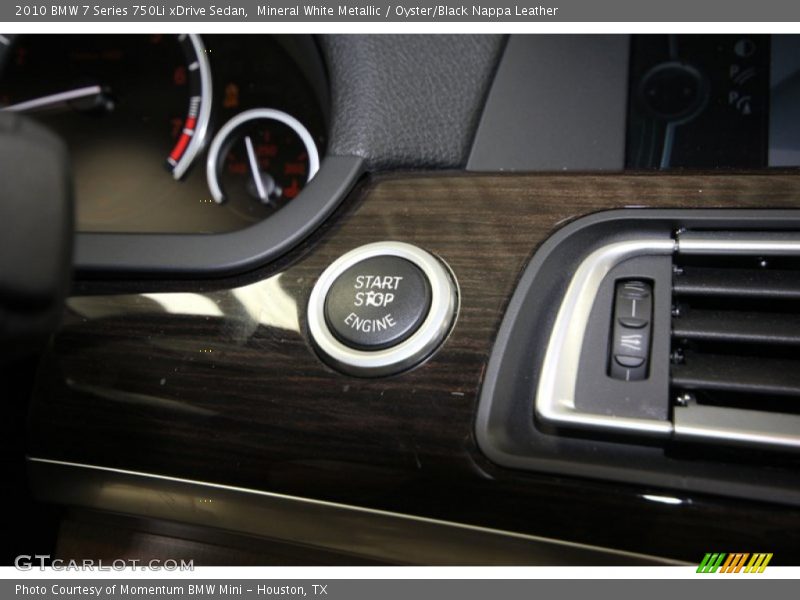 Mineral White Metallic / Oyster/Black Nappa Leather 2010 BMW 7 Series 750Li xDrive Sedan