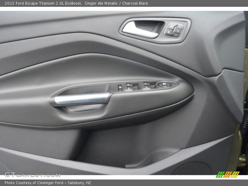Ginger Ale Metallic / Charcoal Black 2013 Ford Escape Titanium 2.0L EcoBoost