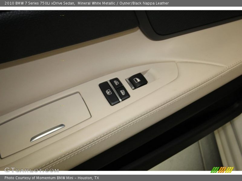 Mineral White Metallic / Oyster/Black Nappa Leather 2010 BMW 7 Series 750Li xDrive Sedan