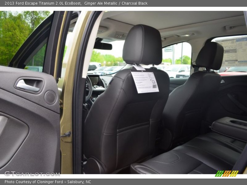 Ginger Ale Metallic / Charcoal Black 2013 Ford Escape Titanium 2.0L EcoBoost