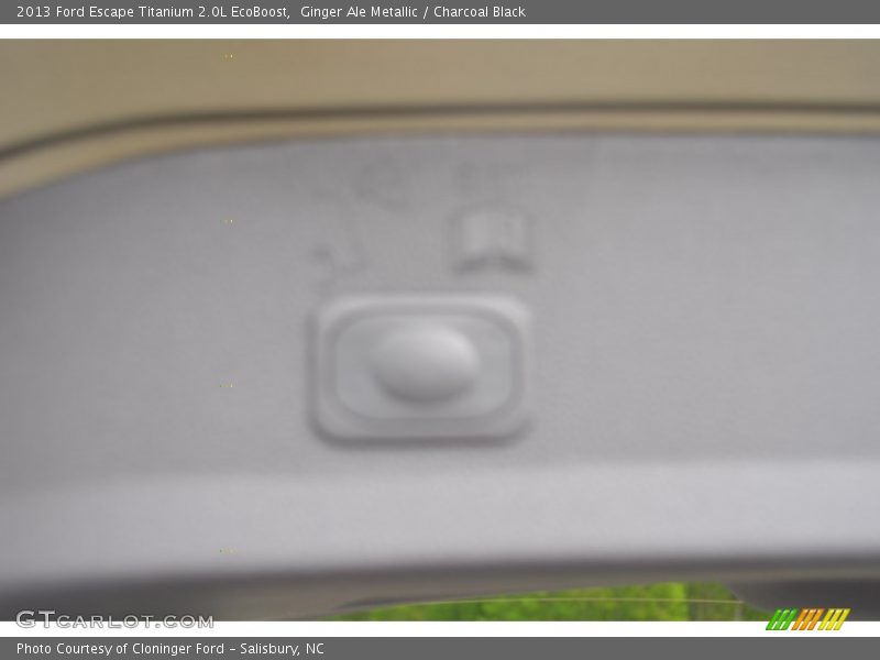 Ginger Ale Metallic / Charcoal Black 2013 Ford Escape Titanium 2.0L EcoBoost