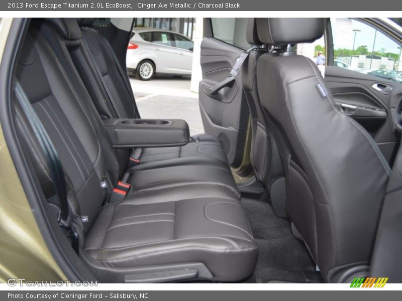 Ginger Ale Metallic / Charcoal Black 2013 Ford Escape Titanium 2.0L EcoBoost