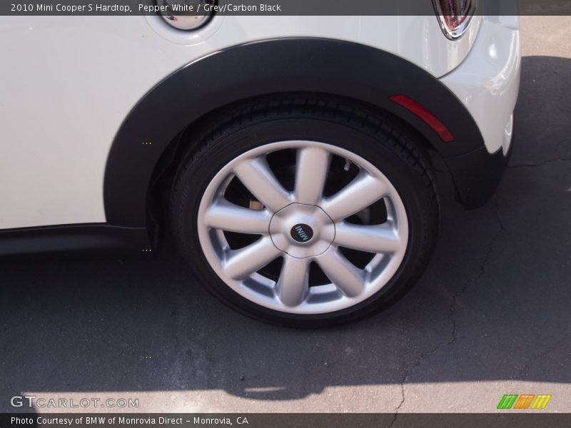 Pepper White / Grey/Carbon Black 2010 Mini Cooper S Hardtop