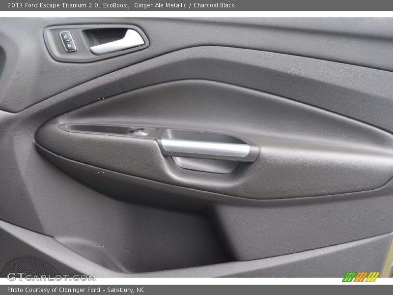 Ginger Ale Metallic / Charcoal Black 2013 Ford Escape Titanium 2.0L EcoBoost