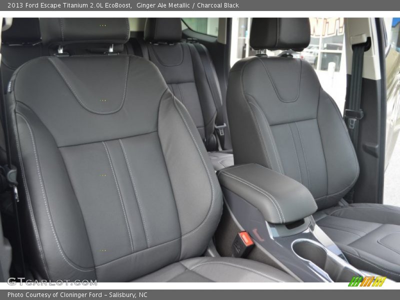 Ginger Ale Metallic / Charcoal Black 2013 Ford Escape Titanium 2.0L EcoBoost