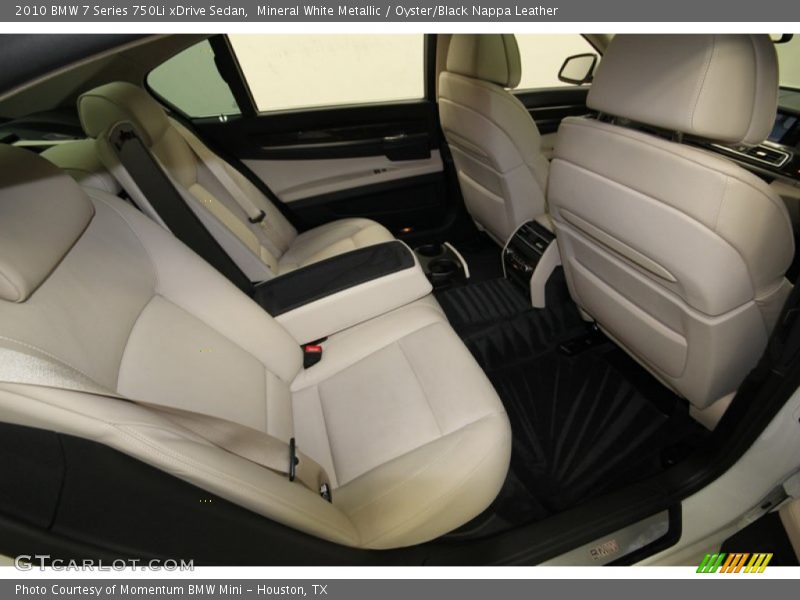 Mineral White Metallic / Oyster/Black Nappa Leather 2010 BMW 7 Series 750Li xDrive Sedan