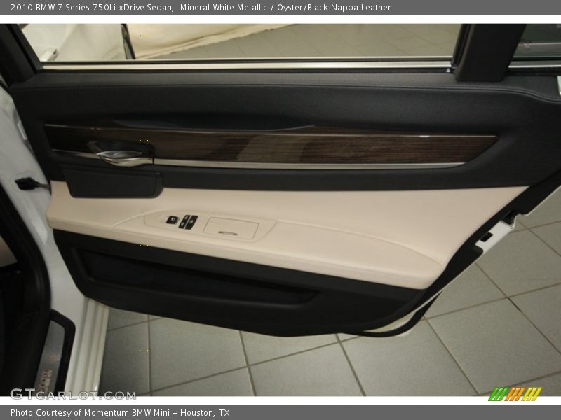 Mineral White Metallic / Oyster/Black Nappa Leather 2010 BMW 7 Series 750Li xDrive Sedan
