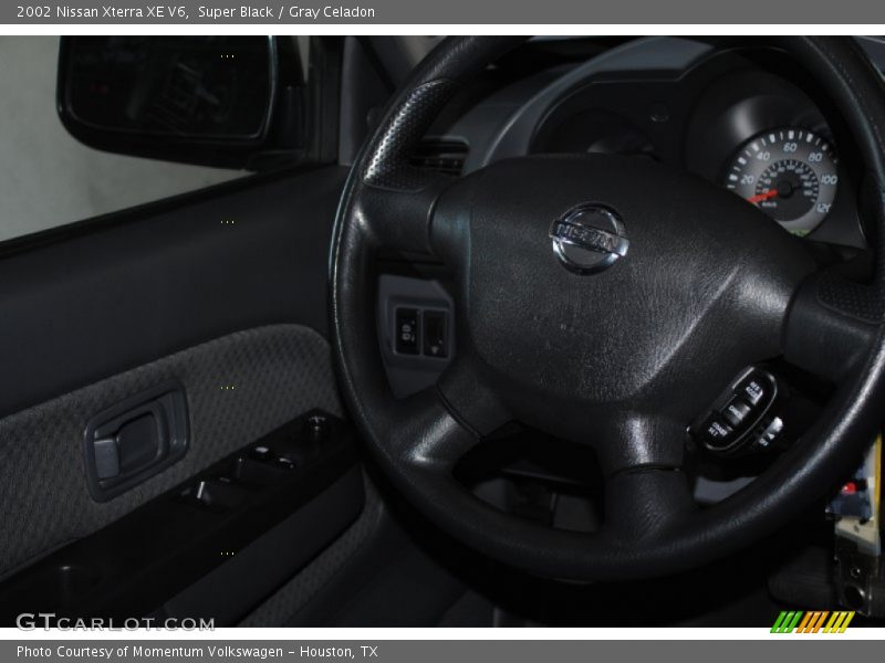 Super Black / Gray Celadon 2002 Nissan Xterra XE V6