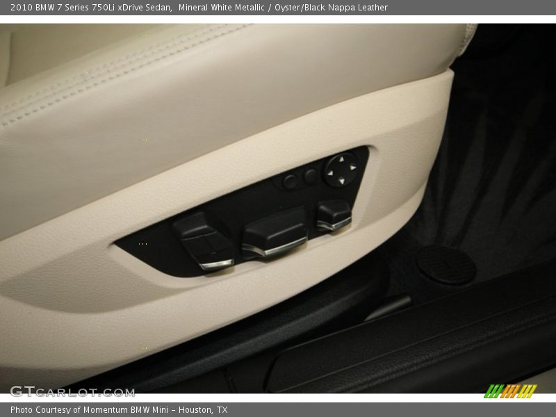 Mineral White Metallic / Oyster/Black Nappa Leather 2010 BMW 7 Series 750Li xDrive Sedan