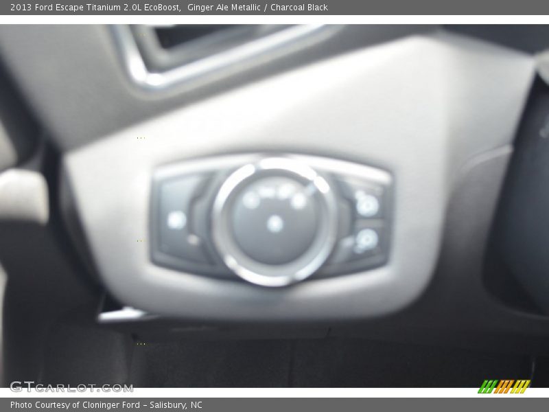 Ginger Ale Metallic / Charcoal Black 2013 Ford Escape Titanium 2.0L EcoBoost
