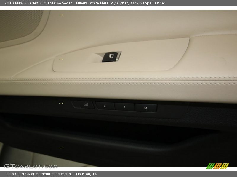 Mineral White Metallic / Oyster/Black Nappa Leather 2010 BMW 7 Series 750Li xDrive Sedan
