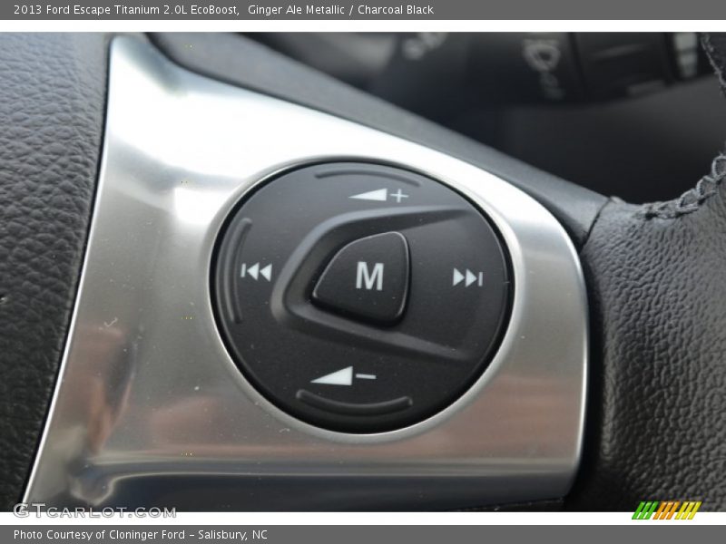 Ginger Ale Metallic / Charcoal Black 2013 Ford Escape Titanium 2.0L EcoBoost
