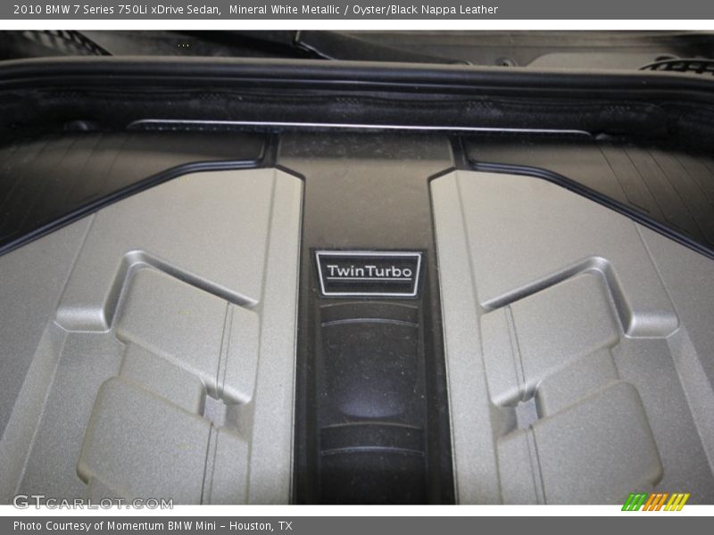 Mineral White Metallic / Oyster/Black Nappa Leather 2010 BMW 7 Series 750Li xDrive Sedan