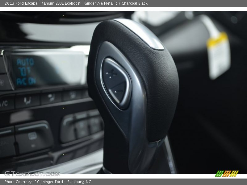 Ginger Ale Metallic / Charcoal Black 2013 Ford Escape Titanium 2.0L EcoBoost