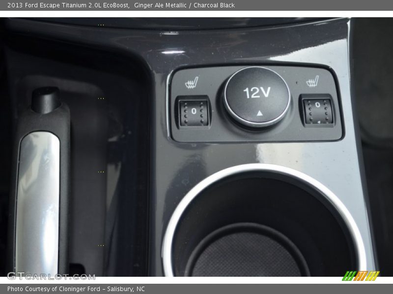 Ginger Ale Metallic / Charcoal Black 2013 Ford Escape Titanium 2.0L EcoBoost