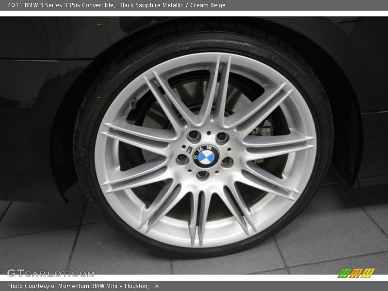 Black Sapphire Metallic / Cream Beige 2011 BMW 3 Series 335is Convertible