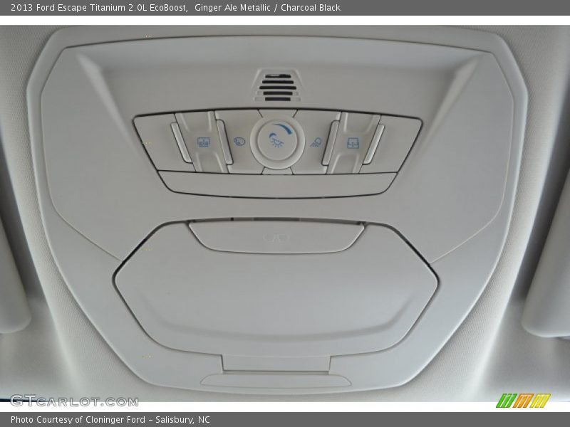 Ginger Ale Metallic / Charcoal Black 2013 Ford Escape Titanium 2.0L EcoBoost