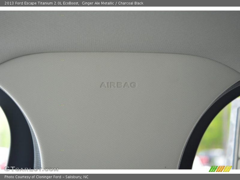 Ginger Ale Metallic / Charcoal Black 2013 Ford Escape Titanium 2.0L EcoBoost
