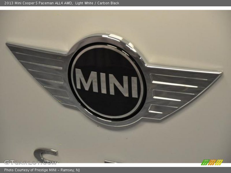 Light White / Carbon Black 2013 Mini Cooper S Paceman ALL4 AWD