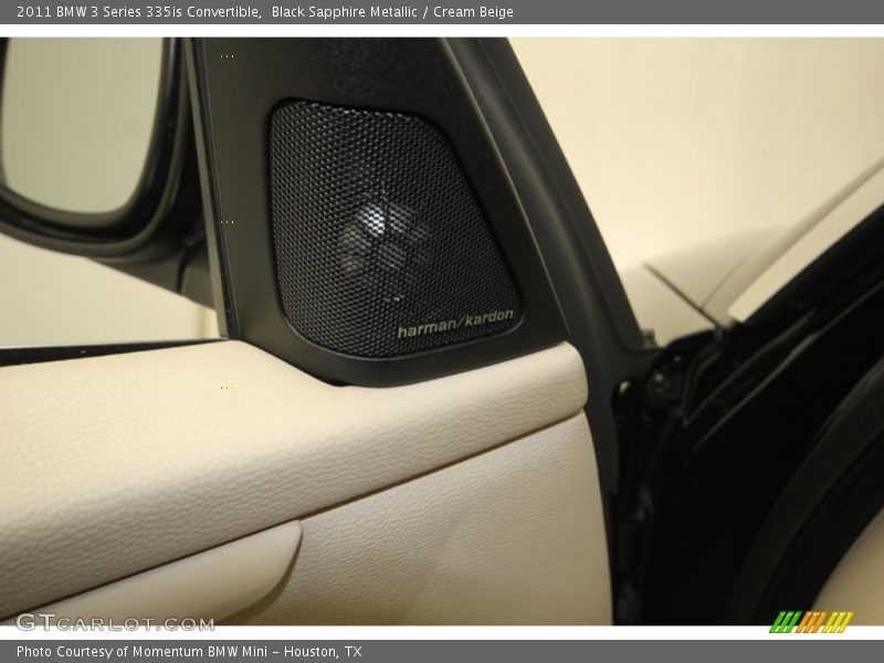 Black Sapphire Metallic / Cream Beige 2011 BMW 3 Series 335is Convertible