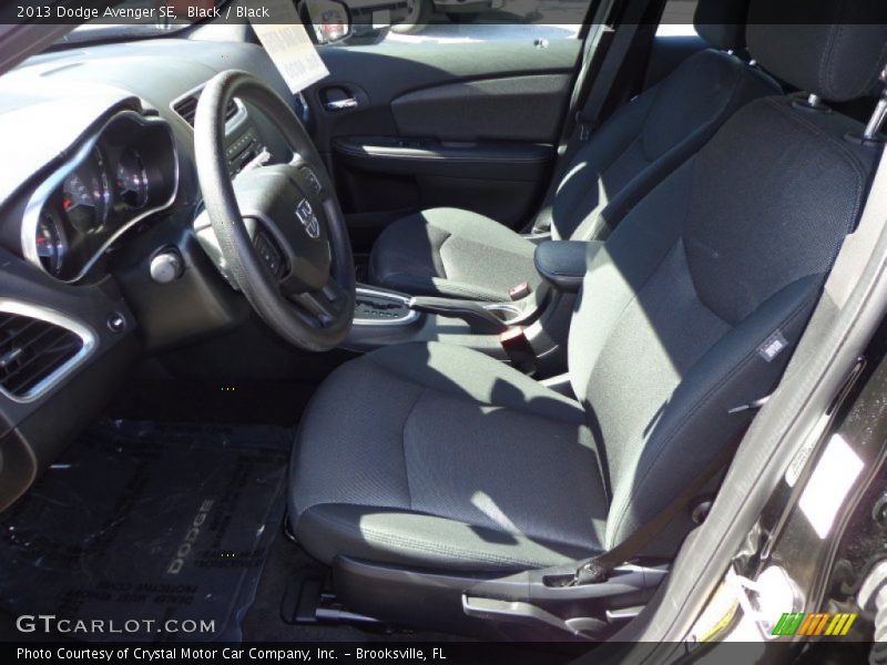 Black / Black 2013 Dodge Avenger SE