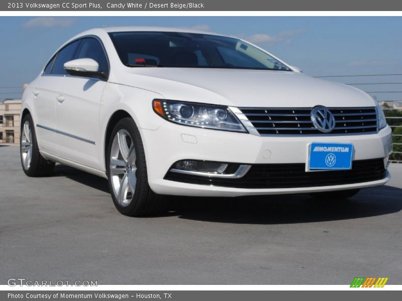 Candy White / Desert Beige/Black 2013 Volkswagen CC Sport Plus