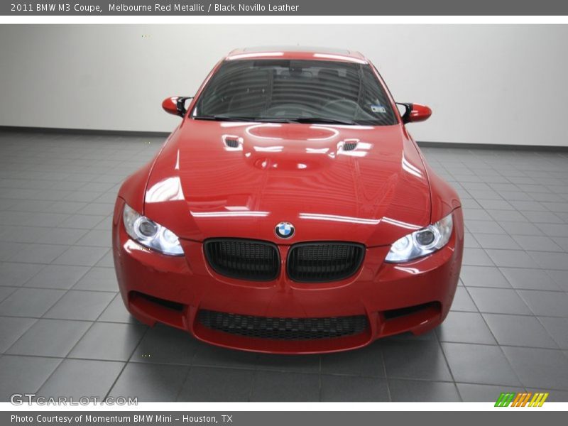 Melbourne Red Metallic / Black Novillo Leather 2011 BMW M3 Coupe