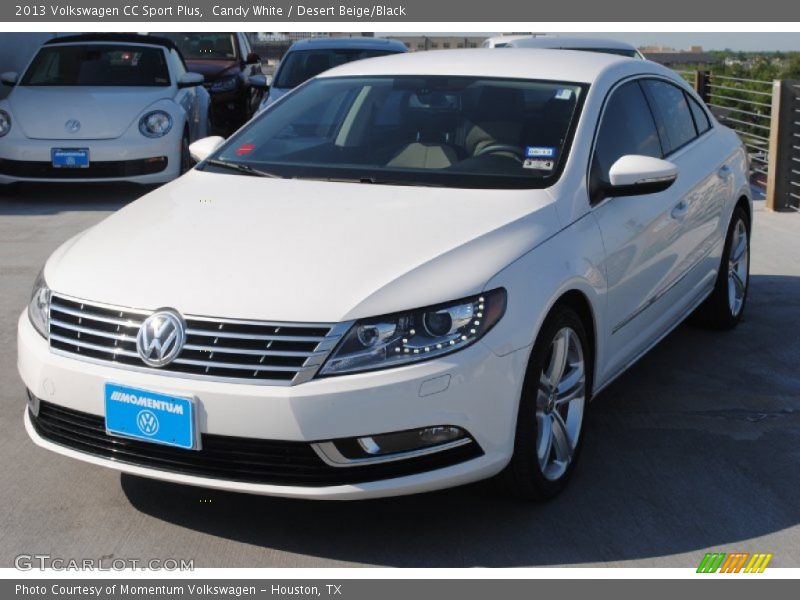 Candy White / Desert Beige/Black 2013 Volkswagen CC Sport Plus