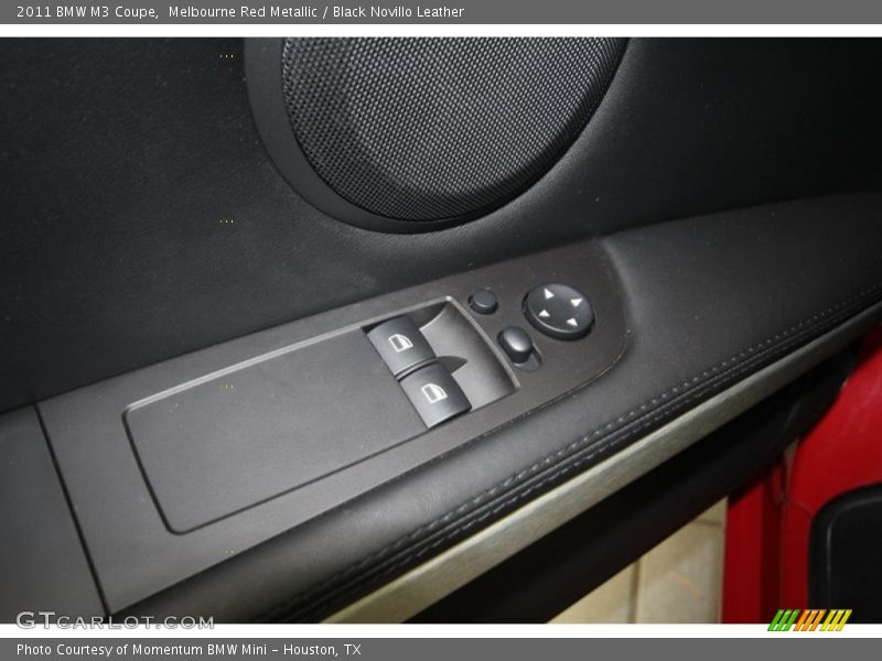 Melbourne Red Metallic / Black Novillo Leather 2011 BMW M3 Coupe