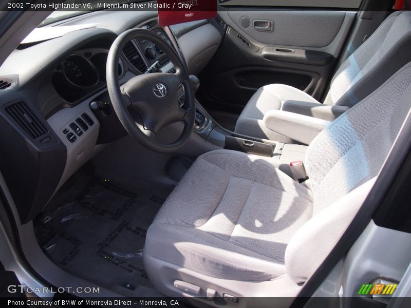 Millennium Silver Metallic / Gray 2002 Toyota Highlander V6