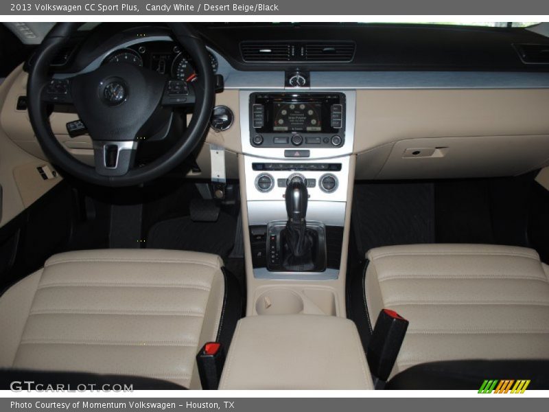 Candy White / Desert Beige/Black 2013 Volkswagen CC Sport Plus