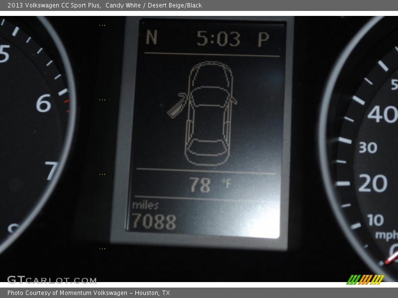 Candy White / Desert Beige/Black 2013 Volkswagen CC Sport Plus