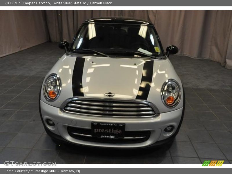 White Silver Metallic / Carbon Black 2013 Mini Cooper Hardtop